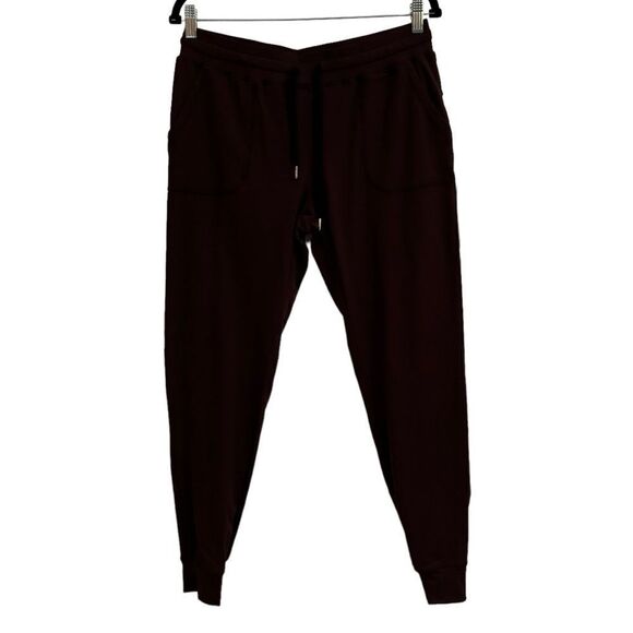 Zyia Active Plum Stetch Workout Jogger Pants w Pockets Small - Picture 1 of 5
